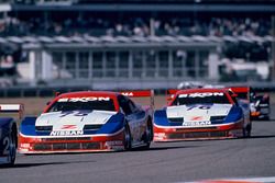 Steve Millen,  Johnny O'Connell, John Morton, Cunningham Racing Nissan 300ZX, Paul Gentilozzi, Scott Pruett, Butch Leitzinger, Steve Millen, Cunningham Racing Nissan 300ZX