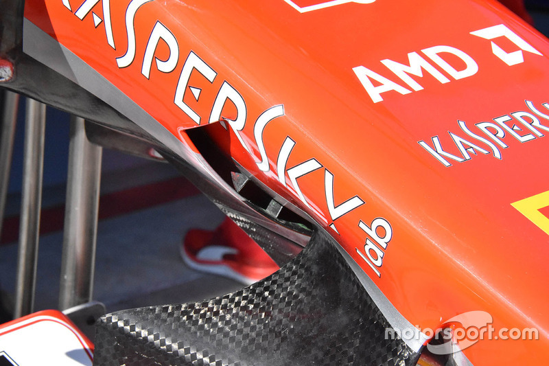 Носова частина Ferrari SF71H