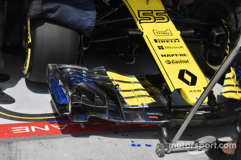 Renault Sport F1 Team R.S. 18 front wing detail
