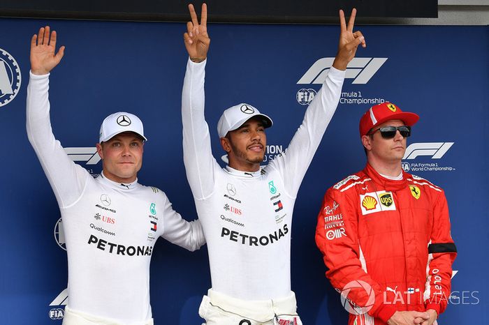 Lewis Hamilton, Mercedes AMG F1,  Valtteri Bottas, Mercedes AMG F1, Kimi Raikkonen, Ferrari