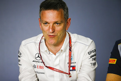 James Allison, Teknik Direktörü, Mercedes AMG, Basın toplantısında