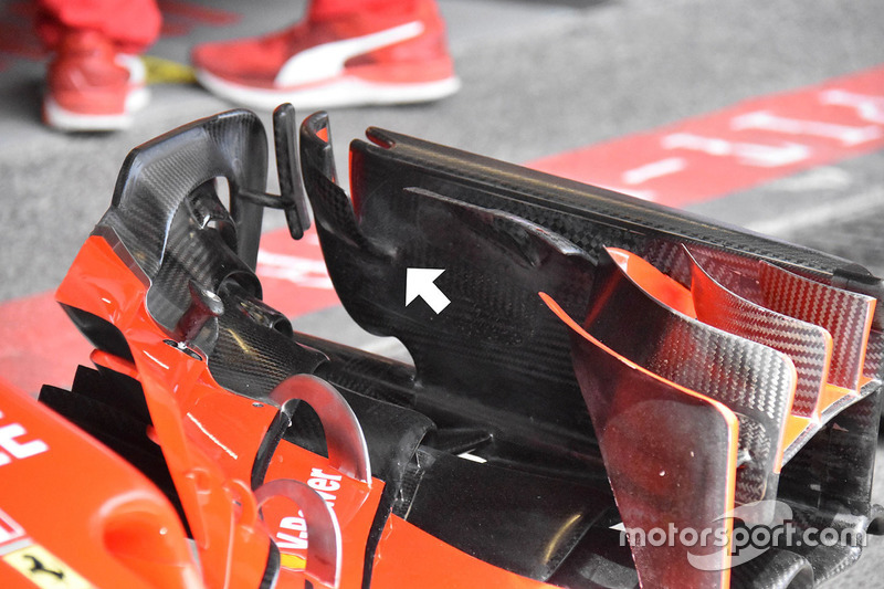 Ferrari SF71H ön kanat detay