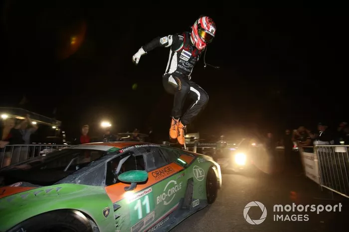 Race winner GTD: #11 GRT Grasser Racing Team Lamborghini Huracan GT3: Mirko Bortolotti
