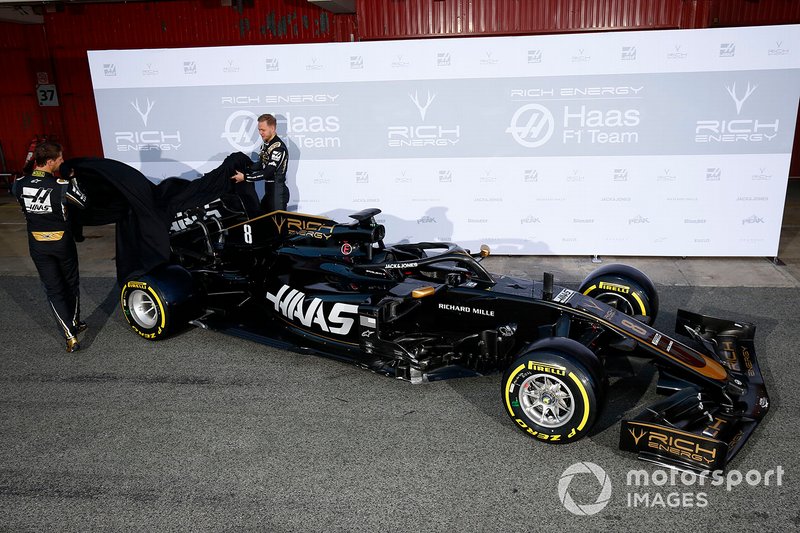 Kevin Magnussen, Haas F1 Team, Romain Grosjean, Haas F1 Team