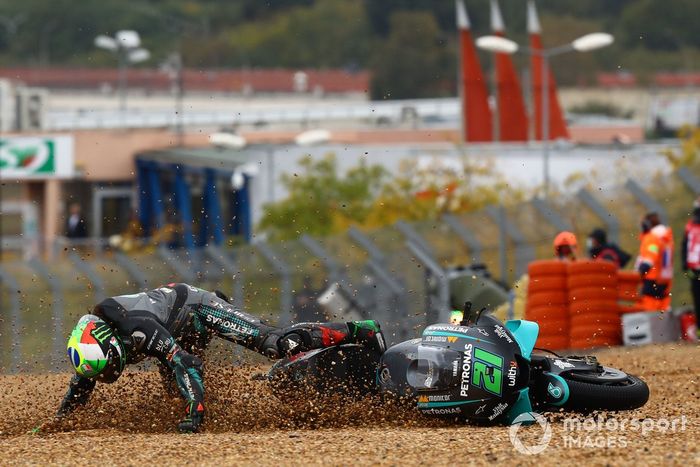 Caída de Franco Morbidelli, Petronas Yamaha SRT