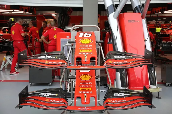 Alerón delantero del Ferrari SF90