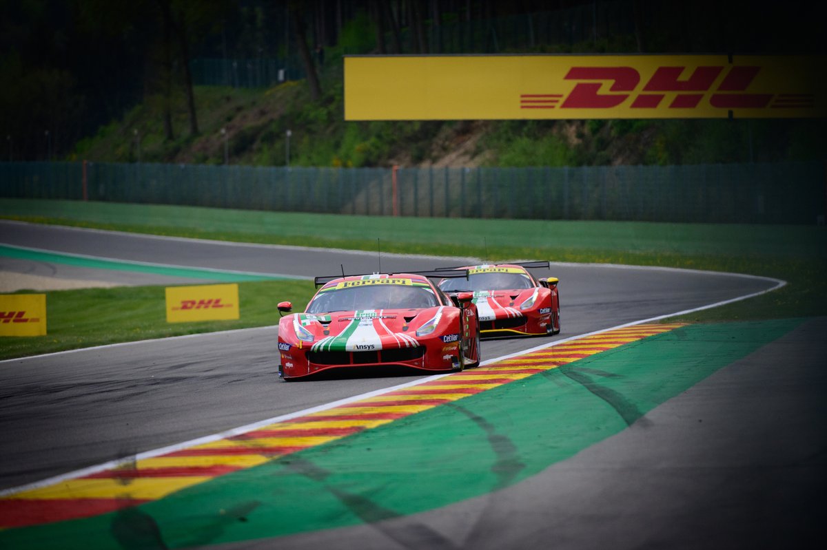 #51 AF Corse Ferrari 488 GTE EVO GTE-PRO: Alessandro Pier Guidi, James Calado, #52 AF Corse Ferrari 488 GTE EVO GTE-PRO: Miguel Molina, Antonio Fuoco