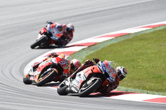 Jorge Lorenzo, Ducati Team, Marc Marquez, Repsol Honda Team, Andrea Dovizioso, Ducati Team