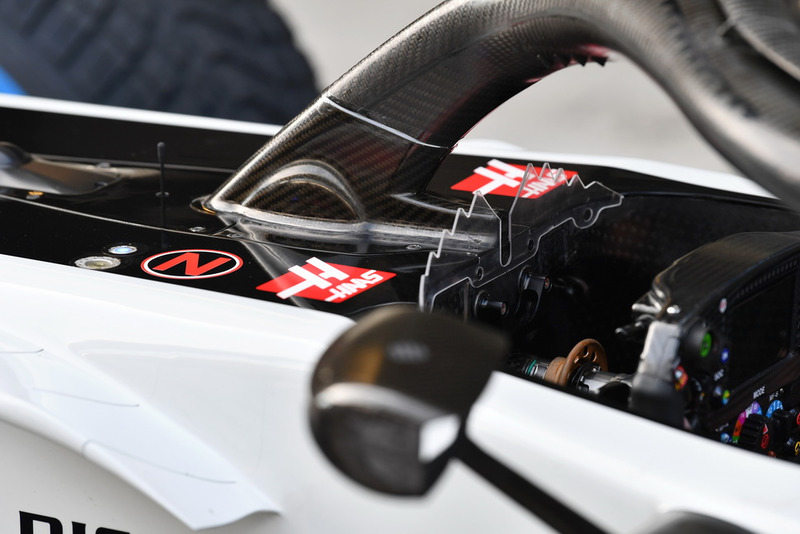 Haas F1 Team VF-18, Halo, részlet
