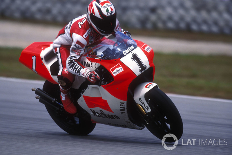 Rainey on his way to the 1992 500cc world title, his third consecutive world championship, a year before a tragic accident cut his racing career short
