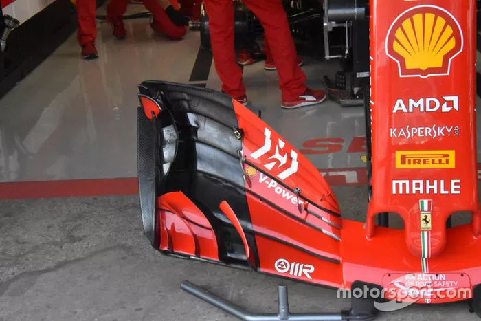 Ferrari SF71H detalle alerón delantero