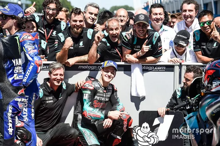 Ganador de la pole Fabio Quartararo, Petronas Yamaha SRT