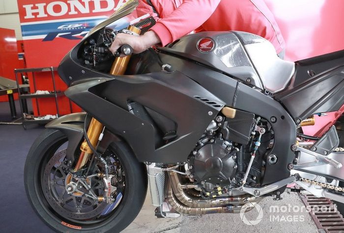 La moto de Alvaro Bautista, Team HRC