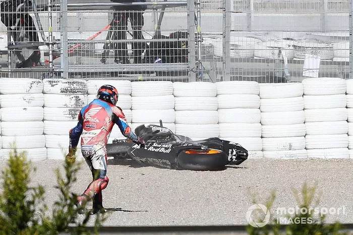 Caída de Stefan Bradl, Honda Racing