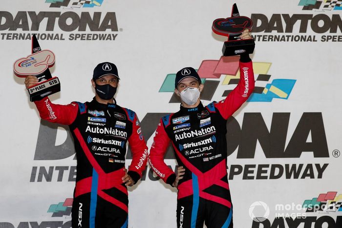 #86 Meyer Shank Racing w/Curb-Agajanian Acura NSX GT3, GTD: Mario Farnbacher, Matt McMurry  