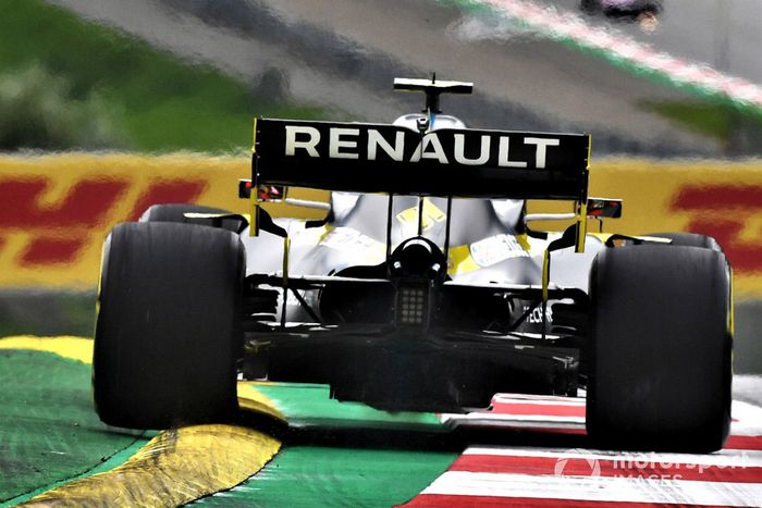 Detalle del difusor del Renault F1 R.S.20