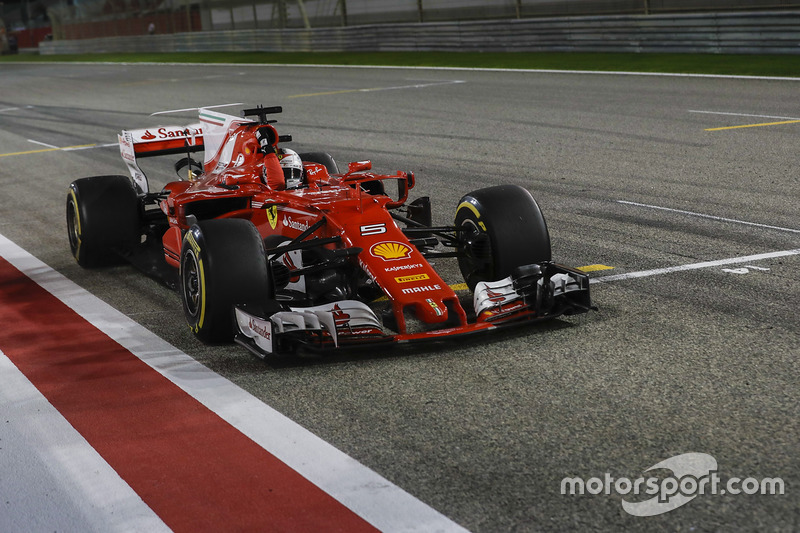 Sebastian Vettel, Ferrari SF70H, race winner