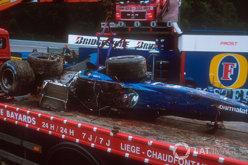 Unfallauto von Luciano Burti, Prost AP04