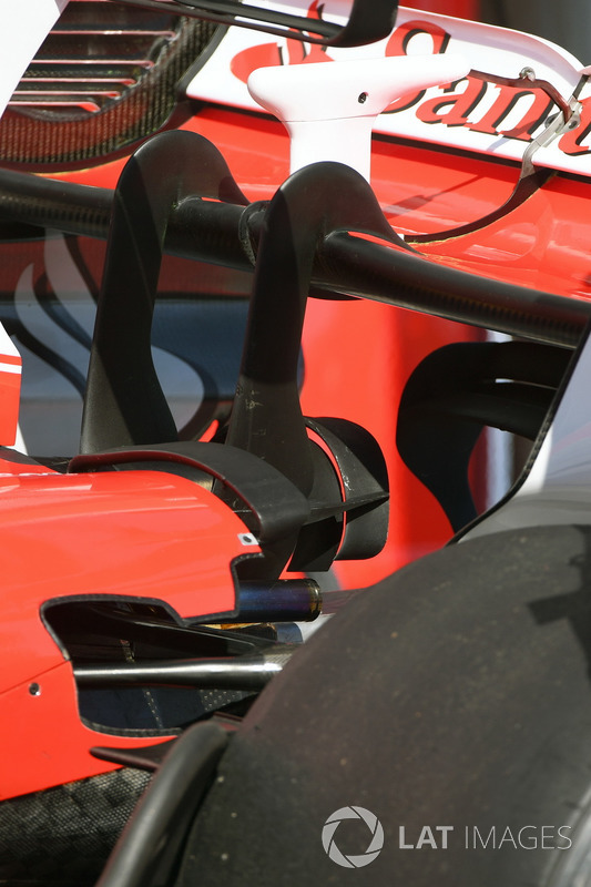 Ferrari SF70H rear wing detail