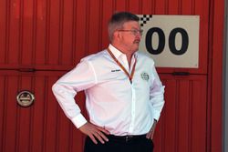 Ross Brawn, fórmula uno gestión de Director de deportes de motor en parc ferme