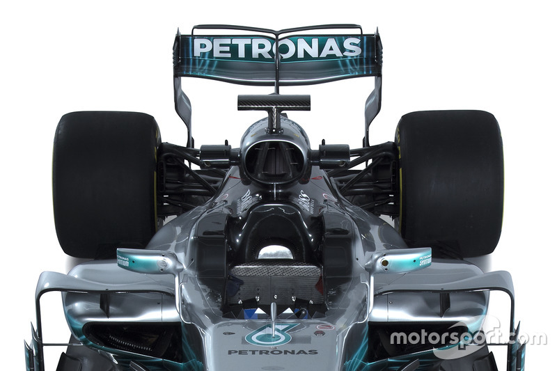 Détails de la Mercedes AMG F1 W08