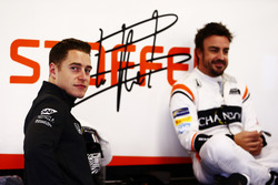 Stoffel Vandoorne y Fernando Alonso, McLaren