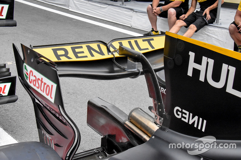 Aileron arrière de la Renault Sport F1 Team RS17