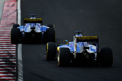 Felipe Nasr, Sauber C35; Marcus Ericsson, Sauber C35