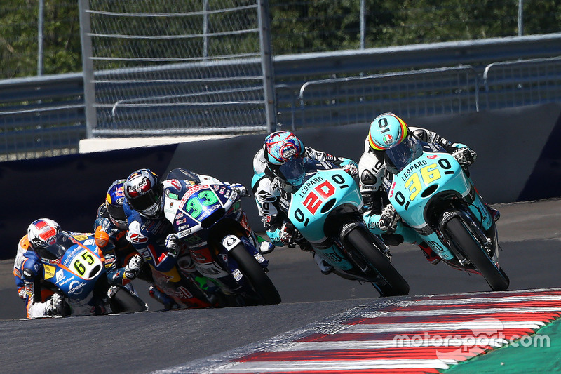Joan Mir, Leopard Racing, KTM; Fabio Quartararo, Leopard Racing, KTM