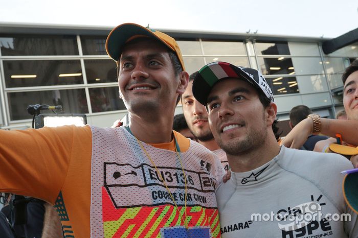 Sergio Pérez, Sahara Force India F1 con mariscales