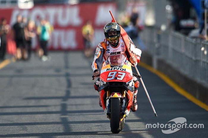Marc Marquez ganador de la carrera, Repsol Honda Team
