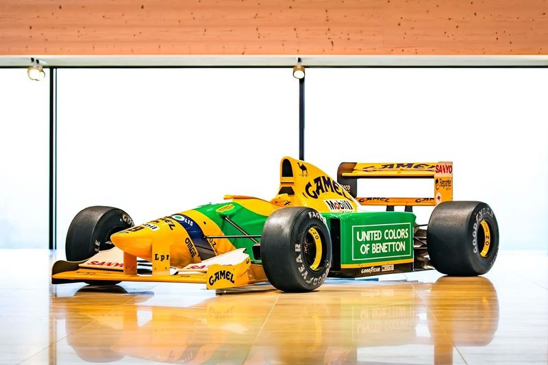 La Benetton B192-Ford, châssis 05, restaurée. 