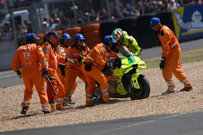 Franco Morbidelli, VR46 Racing Team crash