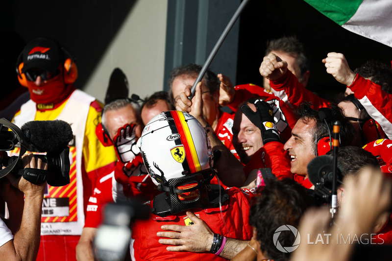 Победитель Себастьян Феттель, Ferrari