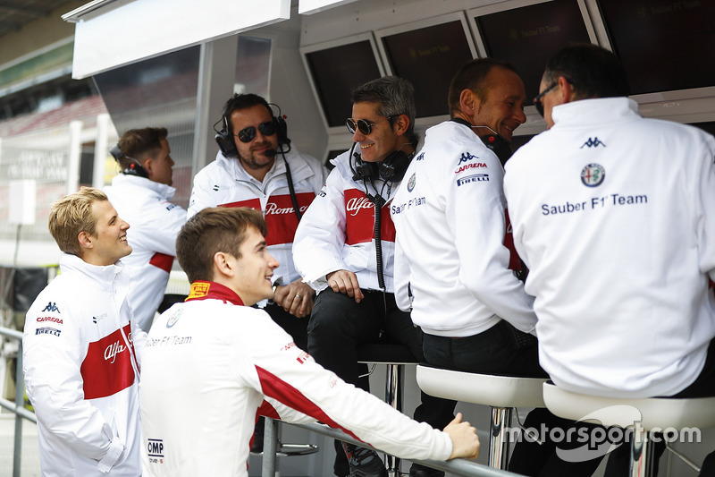 Marcus Ericsson, Charles Leclerc, Sauber