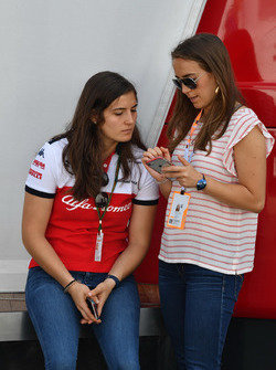 Paula and Tatiana Calderon, Sauber Test Driver