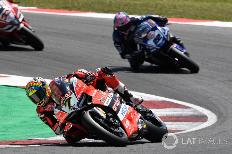 Chaz Davies, Aruba.it Racing-Ducati SBK Team, Alex Lowes, Pata Yamaha