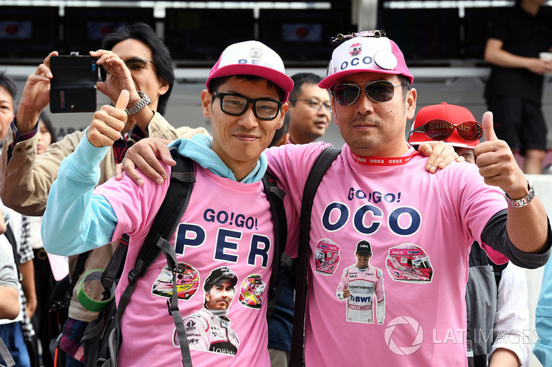 Sergio Perez, Sahara Force India fans