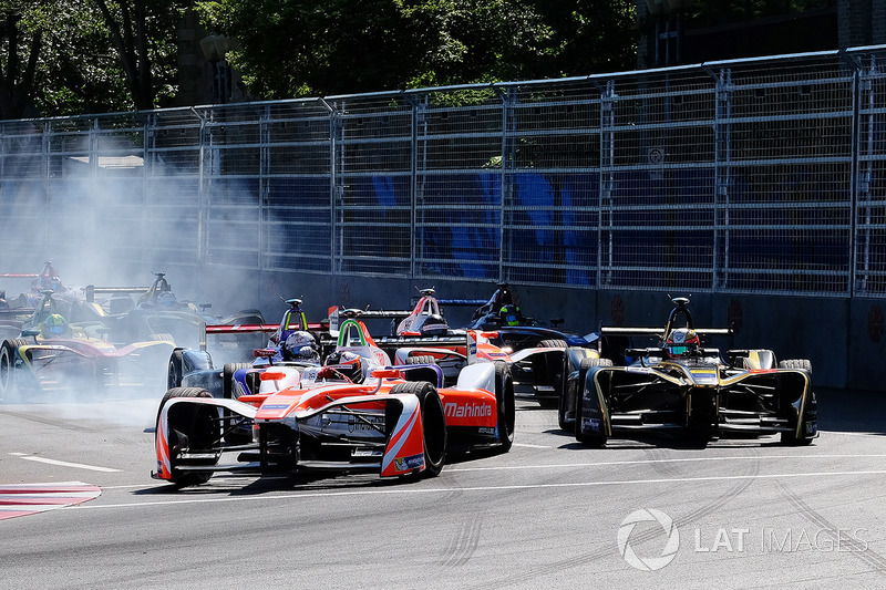 Start: Felix Rosenqvist, Mahindra Racing lider