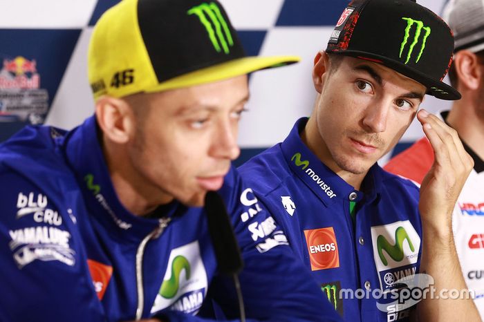 Rossi e Viñales tiveram um pequeno entrevero durante o Q2 e o espanhol demonstrou irritação dentro da pista, mas a dupla minimizou o incidente após a classificação.