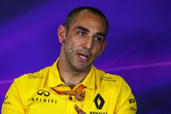 Cyril Abiteboul, directeur général Renault Sport F1, lors de la conférence de presse