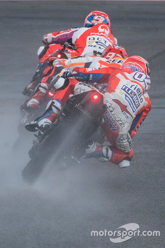 Danilo Petrucci, Pramac Racing, Marc Marquez, Repsol Honda Team, Andrea Dovizioso, Ducati Team