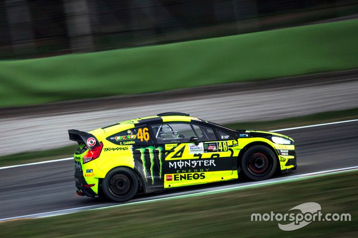 Valentino Rossi, Carlo Cassina, Ford Fiesta