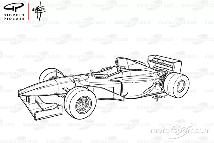 Vista del Williams FW19 1997 