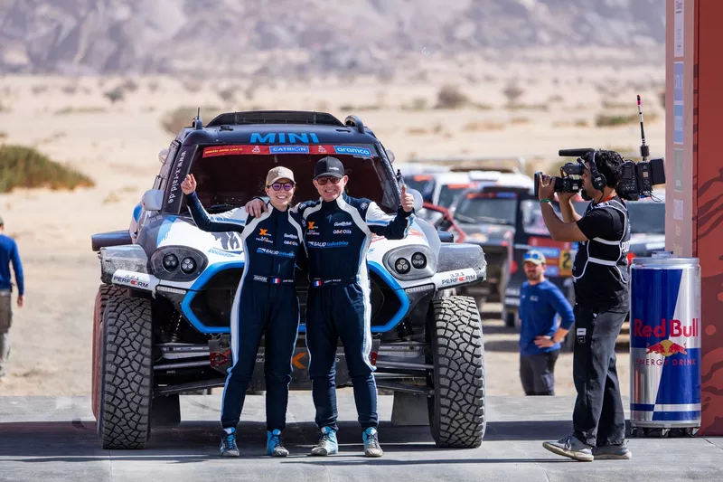#224 X-Raid Mini JCW Team Mini: Lionel Baud, Lucie Baud