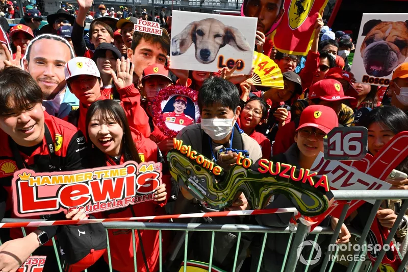 Les fans de la Scuderia Ferrari 