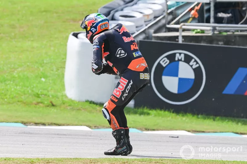 Brad Binder, Red Bull KTM Factory Racing-crash