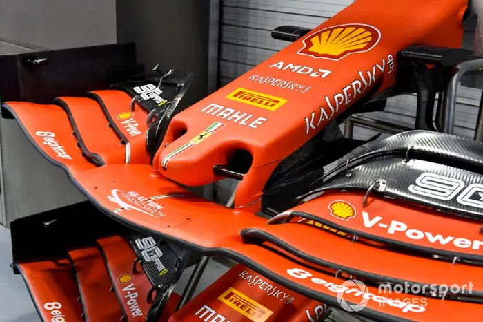Alerón delantero del Ferrari SF90 