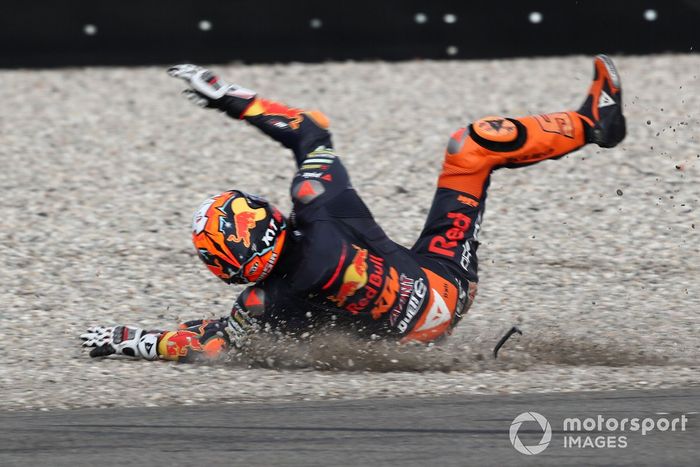 Caída de Jaume Masia, Red Bull KTM Ajo 