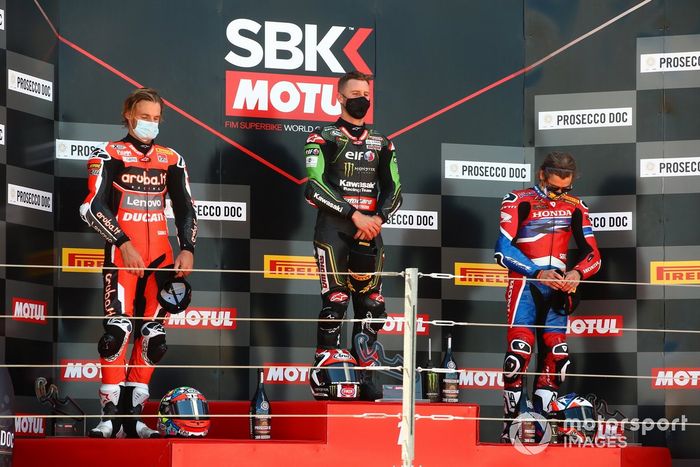 Chaz Davies, Aruba.it Racing Ducati, Jonathan Rea, Kawasaki Racing Team, Alvaro Bautista, Team HRC